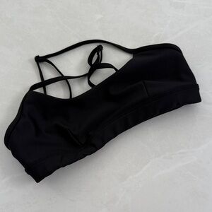 Black Strap-Back Bralette